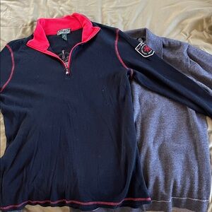 Two Long Sleeve Polo Shirts (XL)